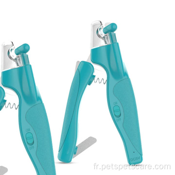 Clipper à ongles pour animaux USB Clipper à ongles d&#39;animaux de compagnie rechargeable